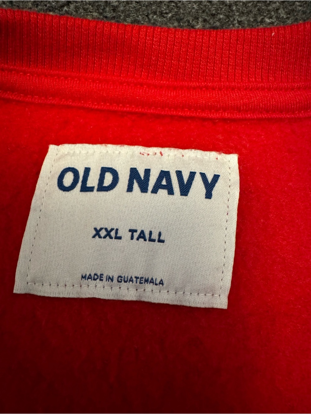 Old Navy Christmas Beer Graphic Sweatshirt XXL Tall Red Funny Holiday Hoppy New - Picture 7 of 8
